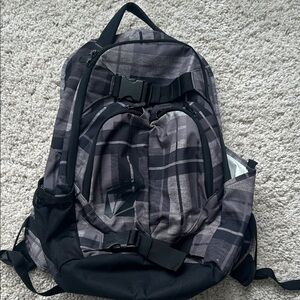 Volcom Black and Gray Backpack